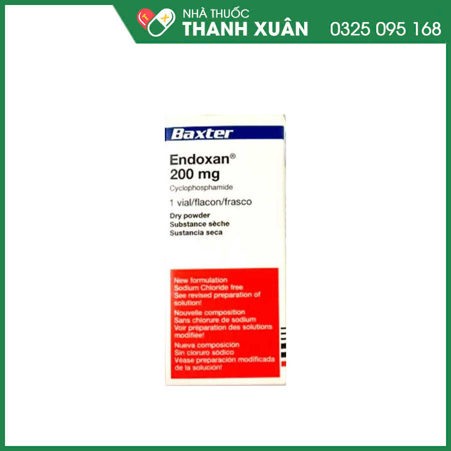 Endoxan 200mg thuốc điều trị ung thư